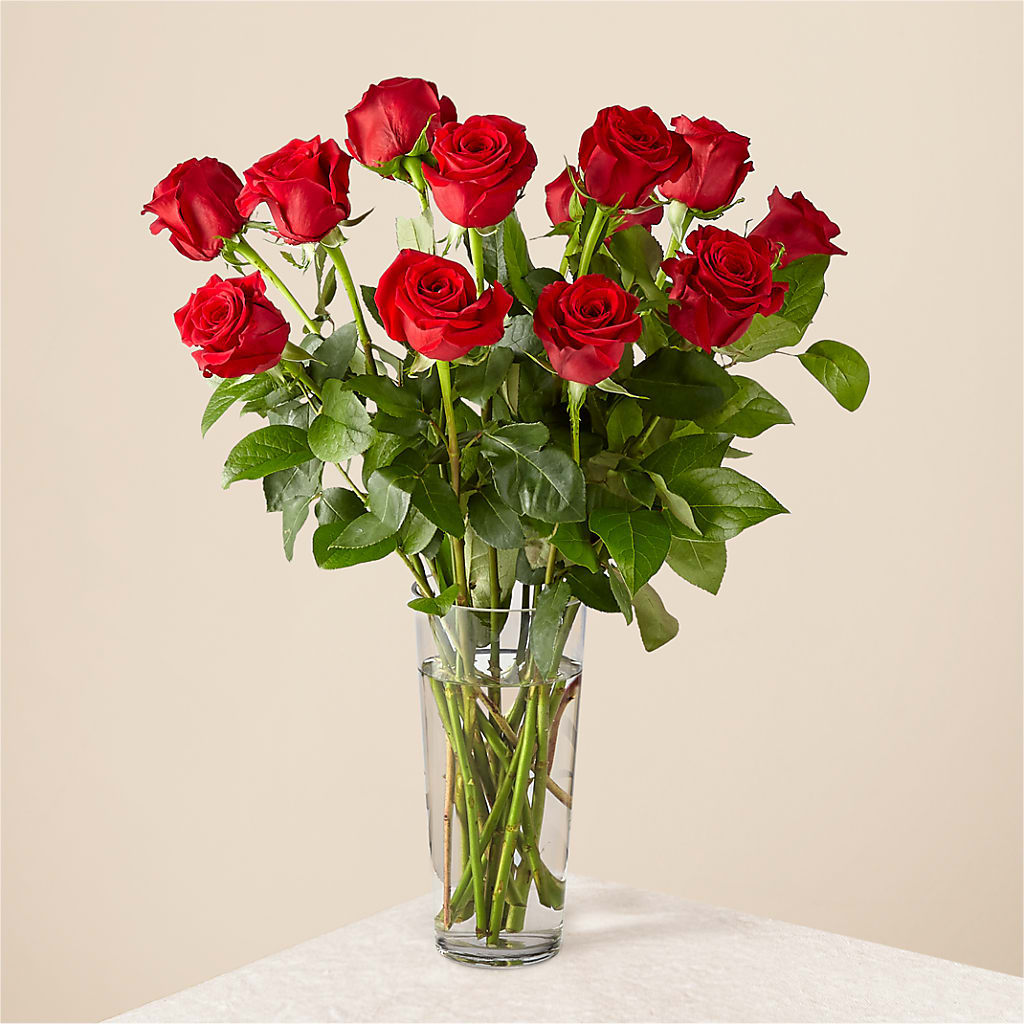 Long Stem Red Rose Bouquet – Creative Designs, Wilmington NC