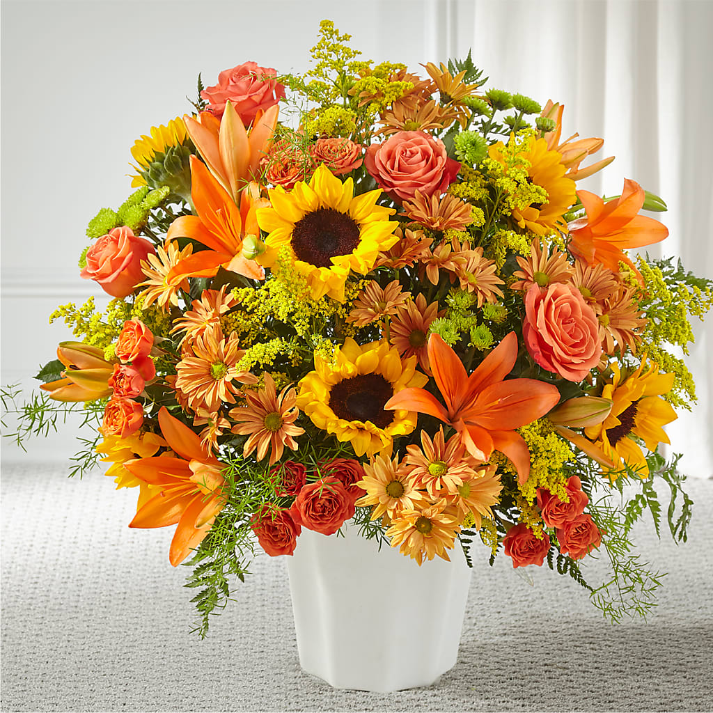 Harvest Thoughts Floor Basket – Creative Designs, Wilmington NC