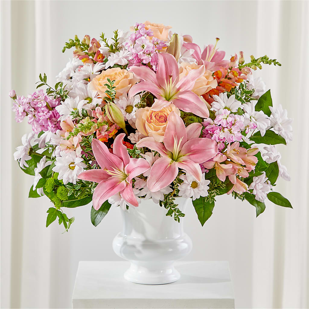 Heartfelt Gesture Urn Arrangement – Creative Designs, Wilmington NC
