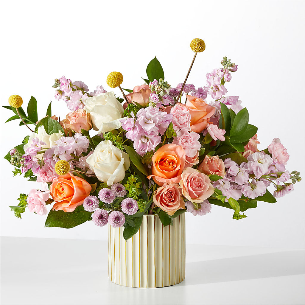 French Market Bouquet with Ivory Vase – Creative Designs, Wilmington NC