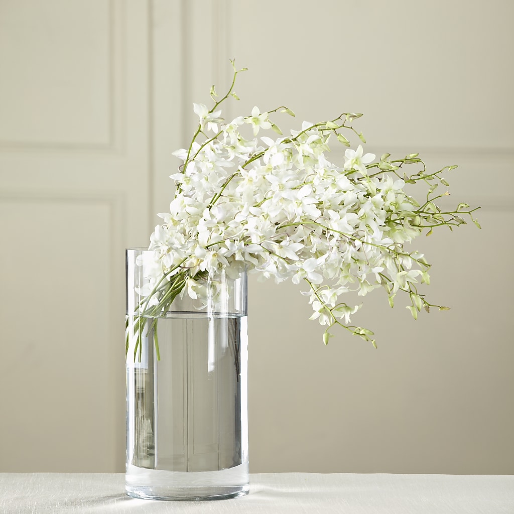 White Dendrobium Bouquet – Creative Designs, Wilmington NC