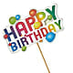 Happy Birthday Pick –  Creative Designs, Wilmington NC
