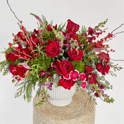 Big Red Bow Bouquet –  Creative Designs, Wilmington NC