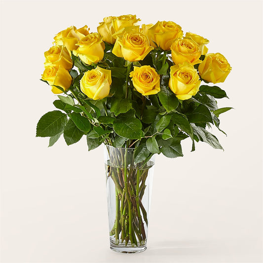 Long Stem Yellow Rose Bouquet –  Creative Designs, Wilmington NC