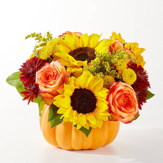 Golden Gourd Pumpkin Bouquet –  Creative Designs, Wilmington NC