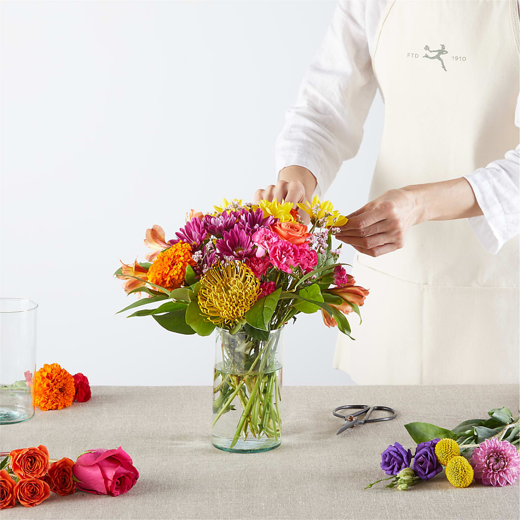 Feast of Color – A Florist Original –  Creative Designs, Wilmington NC