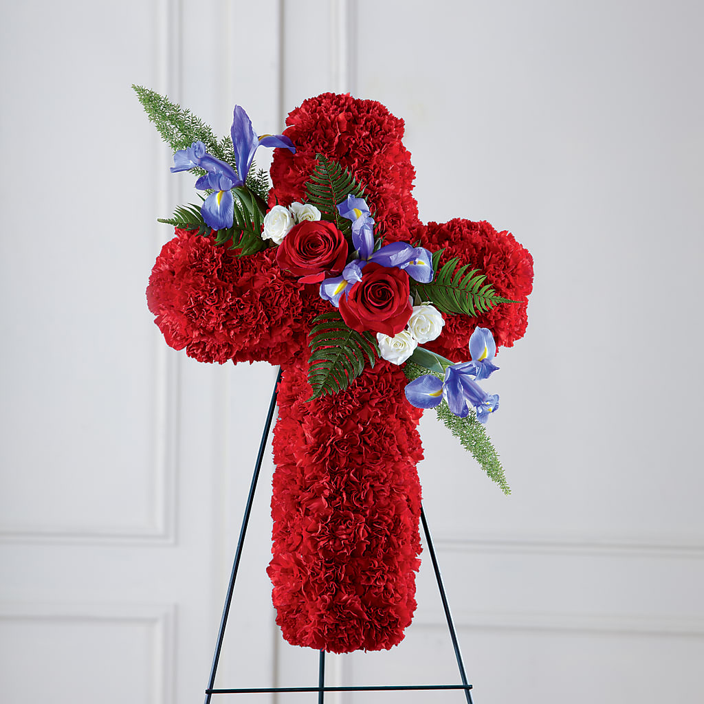 Faithful Hero Floral Cross –  Creative Designs, Wilmington NC