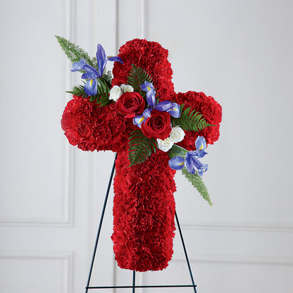 Faithful Hero Floral Cross –  Creative Designs, Wilmington NC