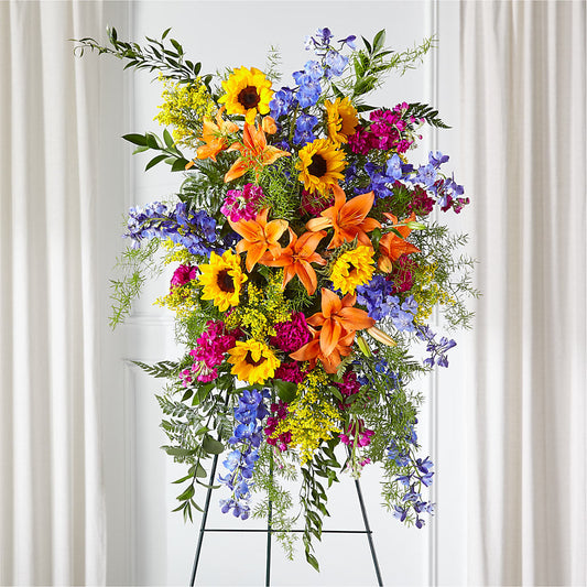 Sunlit Memories Standing Spray (Standard) –  Creative Designs, Wilmington NC
