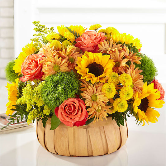 Harvest Sunflower Basket –  Creative Designs, Wilmington NC