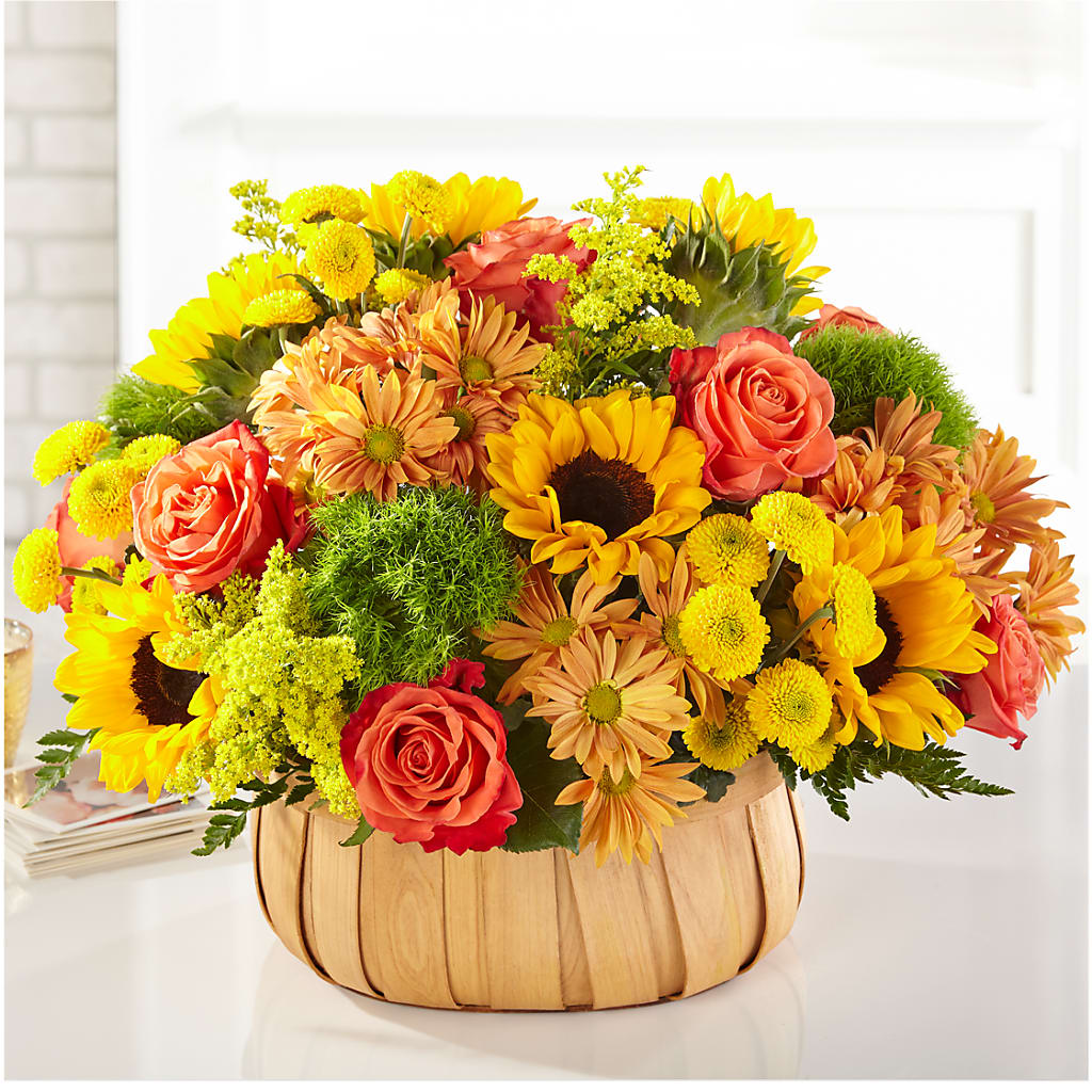 Harvest Sunflower Basket –  Creative Designs, Wilmington NC