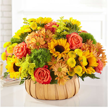 Harvest Sunflower Basket –  Creative Designs, Wilmington NC