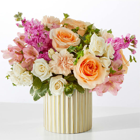 Paradise Bouquet with Ivory Vase –  Creative Designs, Wilmington NC