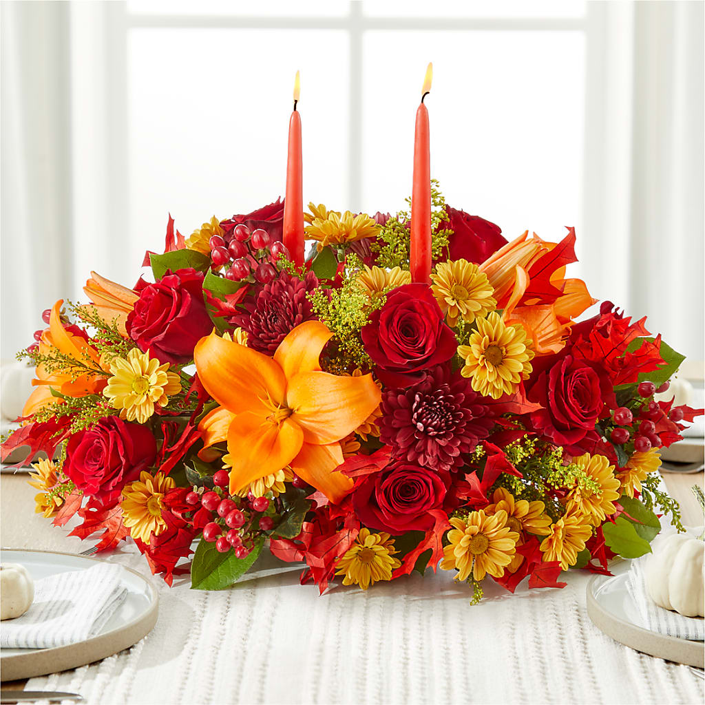 Autumn's Embrace Centerpiece –  Creative Designs, Wilmington NC